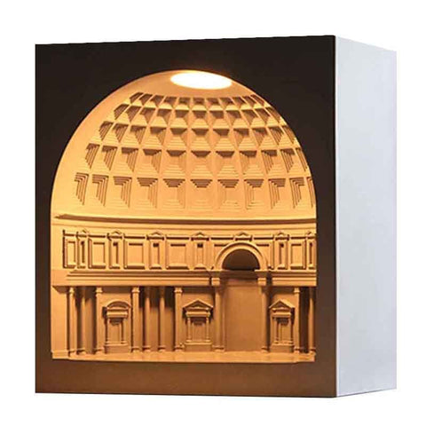 Pantheon / Rome / night light / cement / Colosseum / modern / desk set / home decoration / cement decoration / Scandinavian home